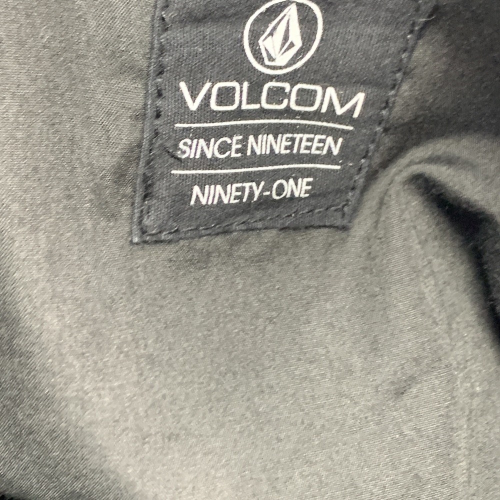 Volcom Cruz Messenger Shoulder Bag Purse Black & White Diamond Corduroy - Picture 10 of 16